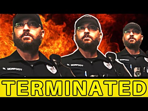 COP GETS FIRED FOR SAYING THIS + COVERT VIDEO, STORY & RAP SHEET OF OFFICER MORFOOT