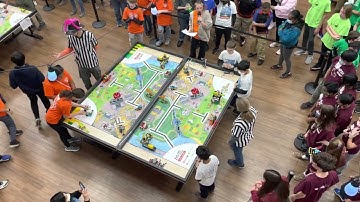 FLL 1st run at Naperville North Championship qualifiers (right side)