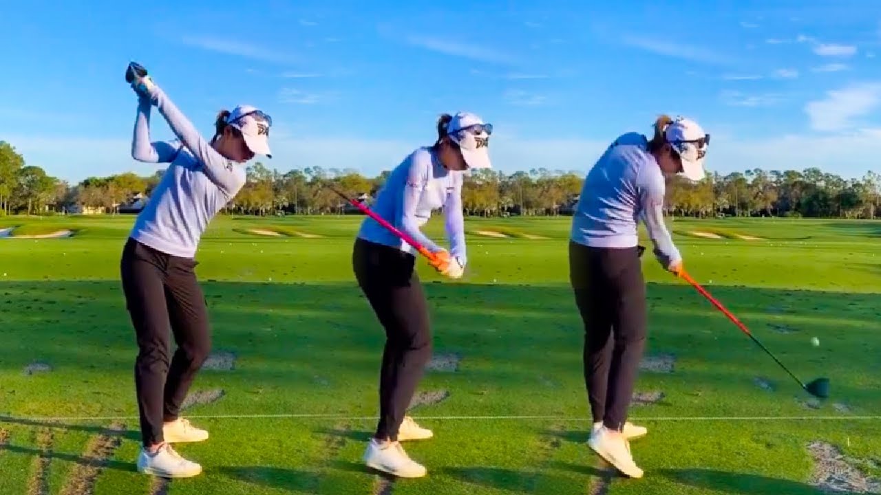 LYDIA KO GOLF SWING DRIVER SWING Full Speed + SLOW MOTION YouTube
