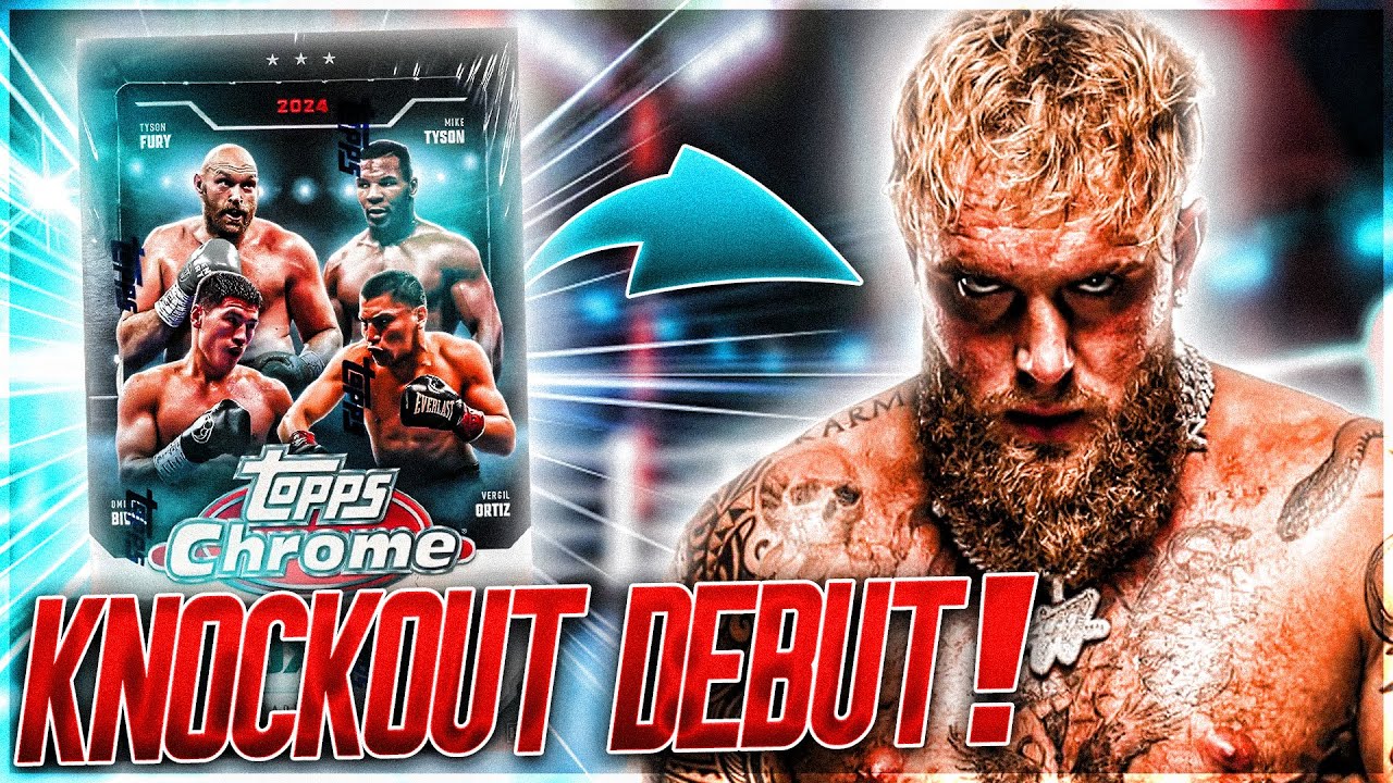 CRAZY INFLUENCER BOXES!!!! | 2024 Topps Chrome Boxing Hobby Box Review (Debut Set!)