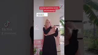 Tutorial Pashmina Ceruti Syari Anti Terawang