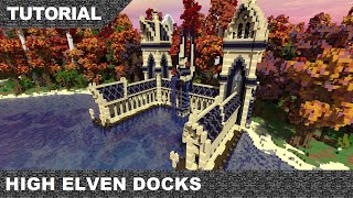 Minecraft High Elven Docks Tutorial & Download