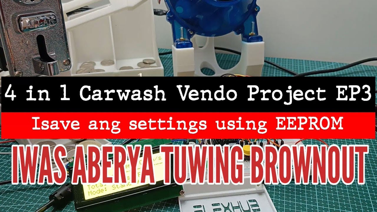 4 in 1 Car Wash Prototype with with MEMORY para sa SETTINGS TAGALOG EP ...