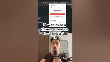 How to build a chrome extension with AI in less than 1h