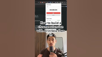 How to build a chrome extension with AI in less than 1h