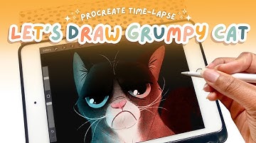 Grumpy Cat Said No to Being Drawn... I Did it Anyway 😾 | Procreate Time-Lapse 008