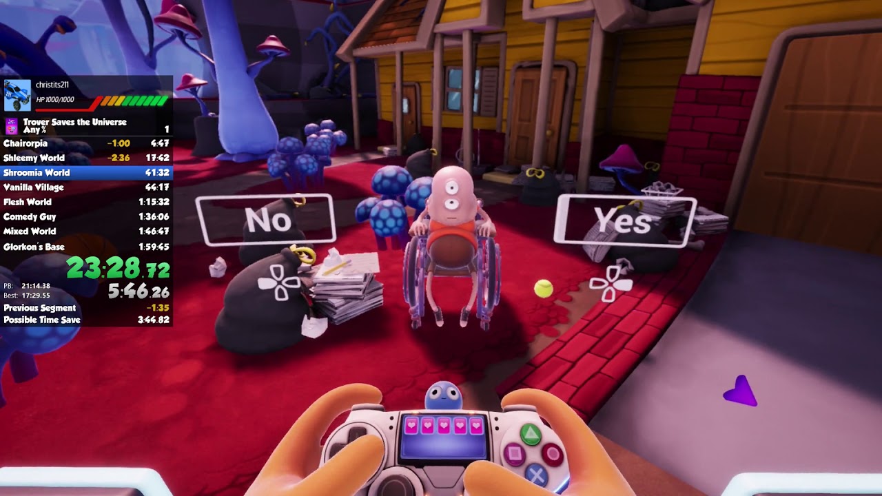 Trover Saves the Universe - Shroomia World Doopy Dooper Skip