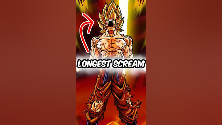 LONGEST GOKU SCREAM! #shorts #goku #dragonball #shortsviral viral #voiceacting #anime #facts