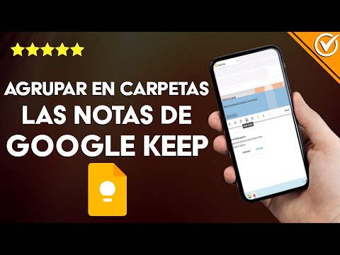 ¿Cómo agrupar en carpetas las notas de GOOGLE KEEP? - Organiza tus apuntes