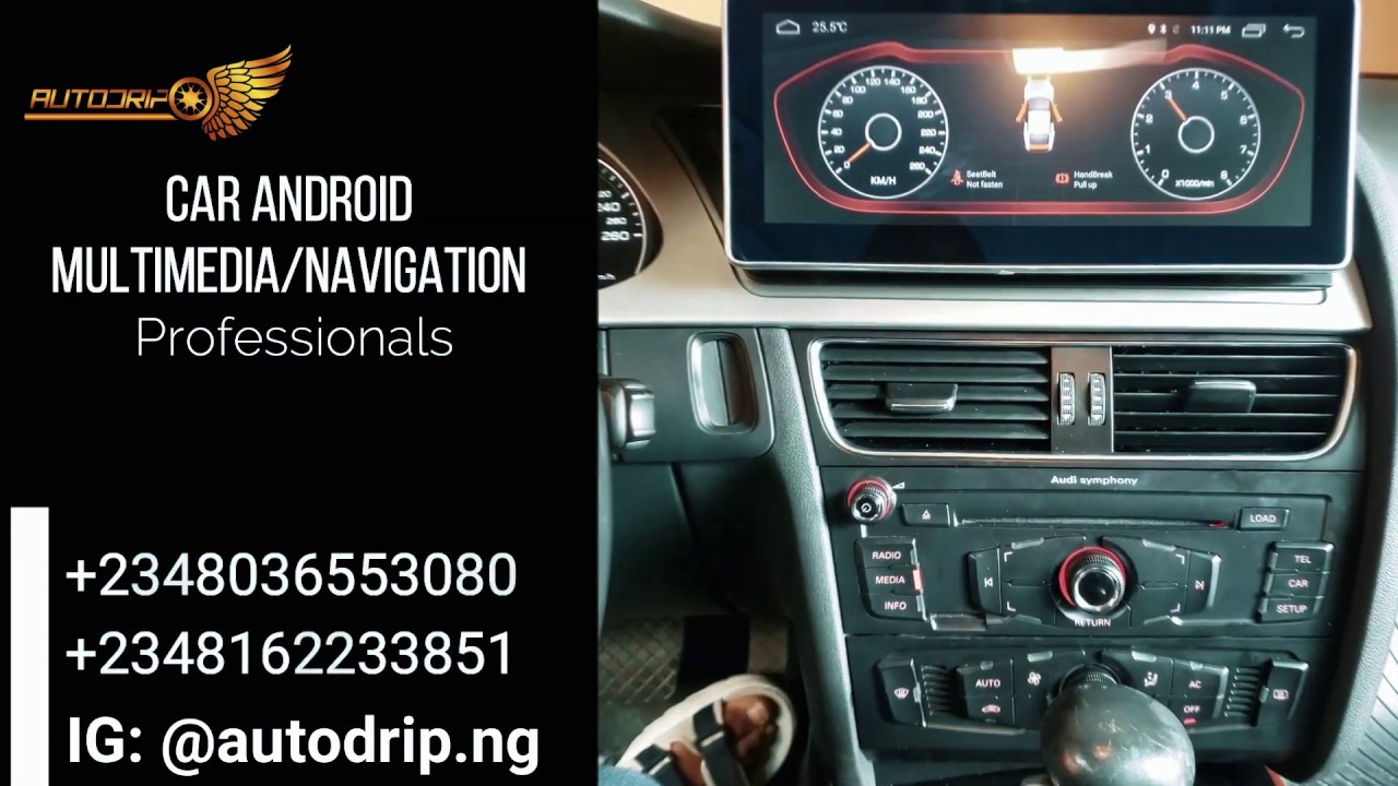 10.25" Android Multimedia and Navigation Screen upgrade for Audi A4