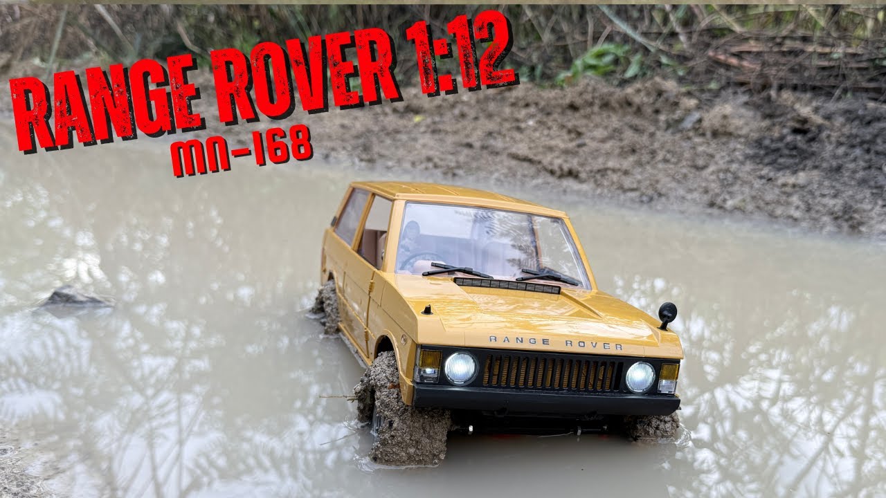 mn168 range rover 1/12 первый выезд после апгрейда