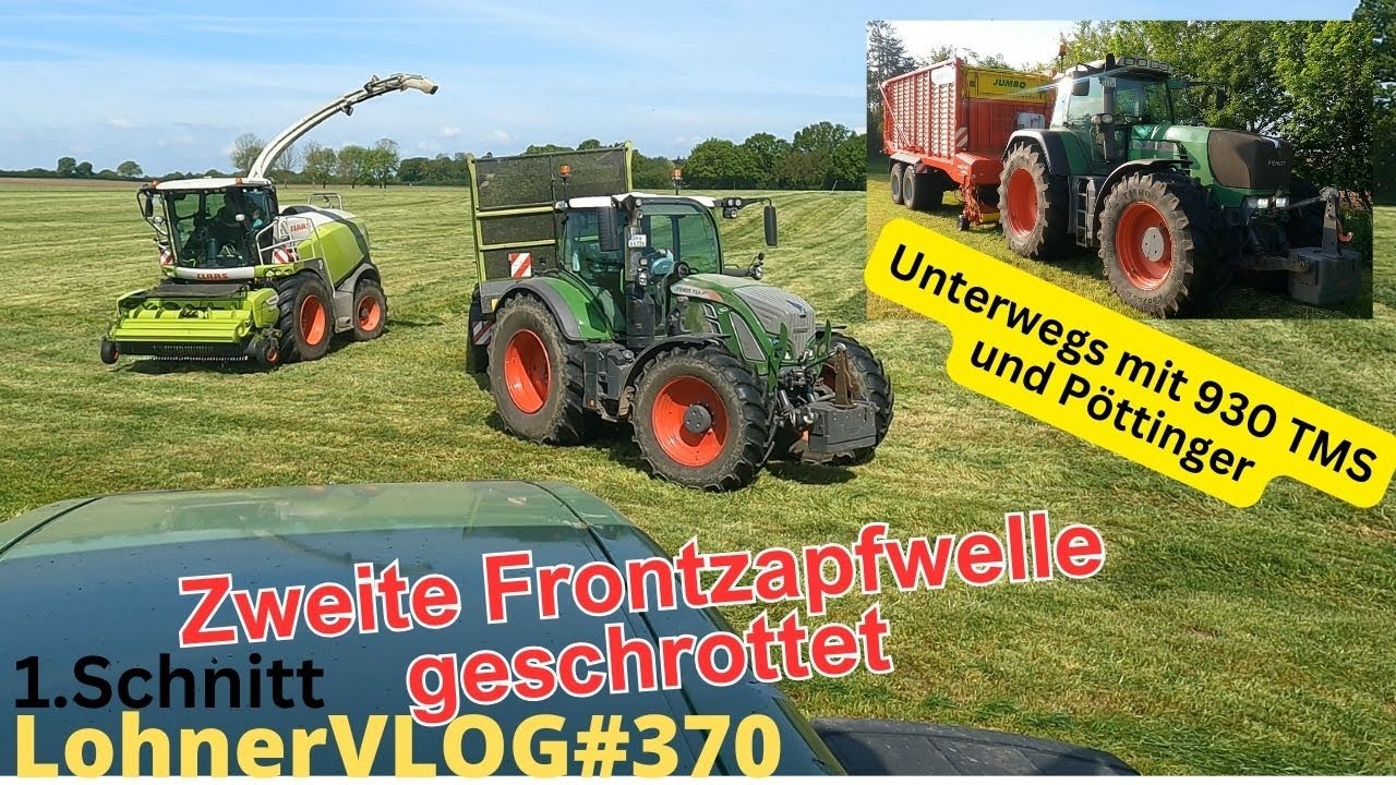 LohnerVLOG#371 Maisland mit Fendt 824 und Lemken vorarbeiten I John Deere 7810 1. Schnitt zureichen