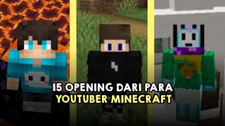 15 Opening Para Youtuber Minecraft Indonesia
