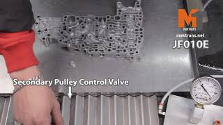 Ремонт гидроблока JF010E - Secondary Pulley Control Valve