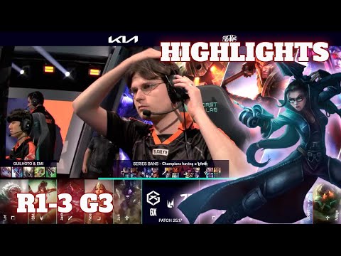 FNC vs GX - Game 3 Highlights | Round 1 LEC Summer 2025 Playoffs | Fnatic vs GIANTX G3