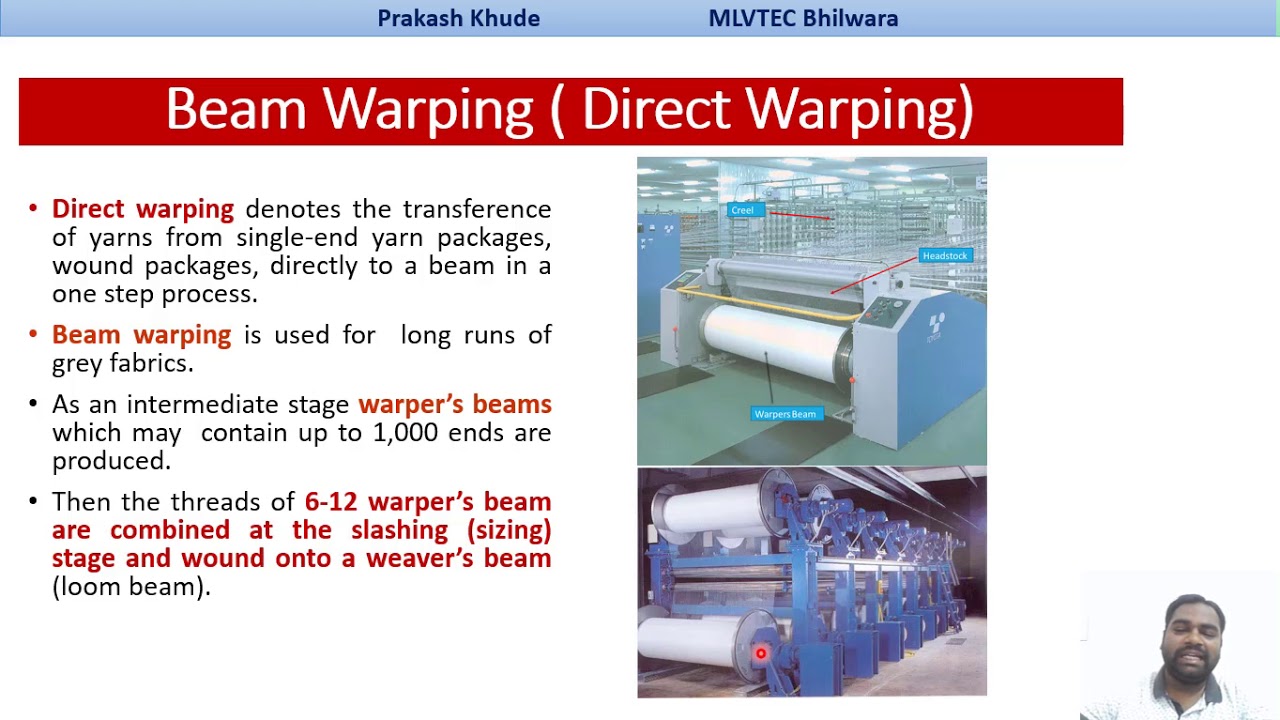 Warping Process Beam Warping YouTube Warping Process Beam Warping YouTube