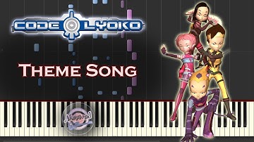 Code Lyoko Theme Song A World Without Danger Piano Cover / Synthesia Piano Tutorial