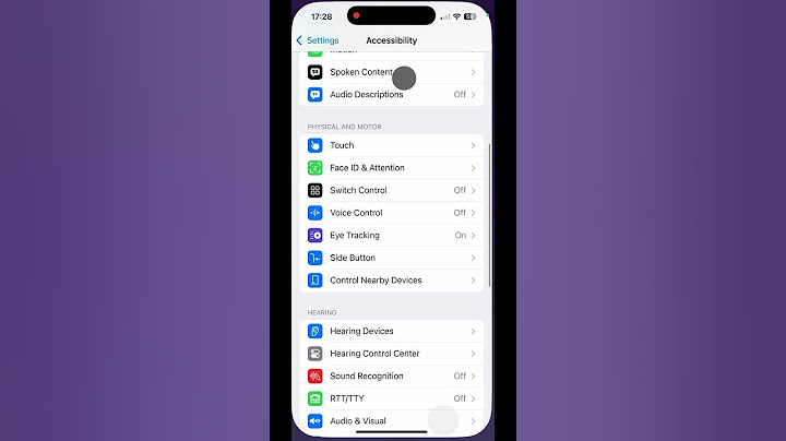 ios 18 Eye Tracking setting on iPhone! #ios #apple #iphone
