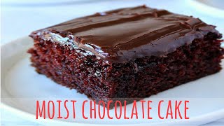 MOIST CHOCOLATE CAKE RECIPE | HOW TO MAKE MOIST CHOCOLATE CAKE | SIMPLE AND EASY CHOCOLATE CAKE