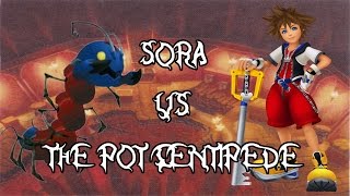 Sora vs The Pot Centipede || Kingdom Hearts 1.5 HD Remix PROUD MODE