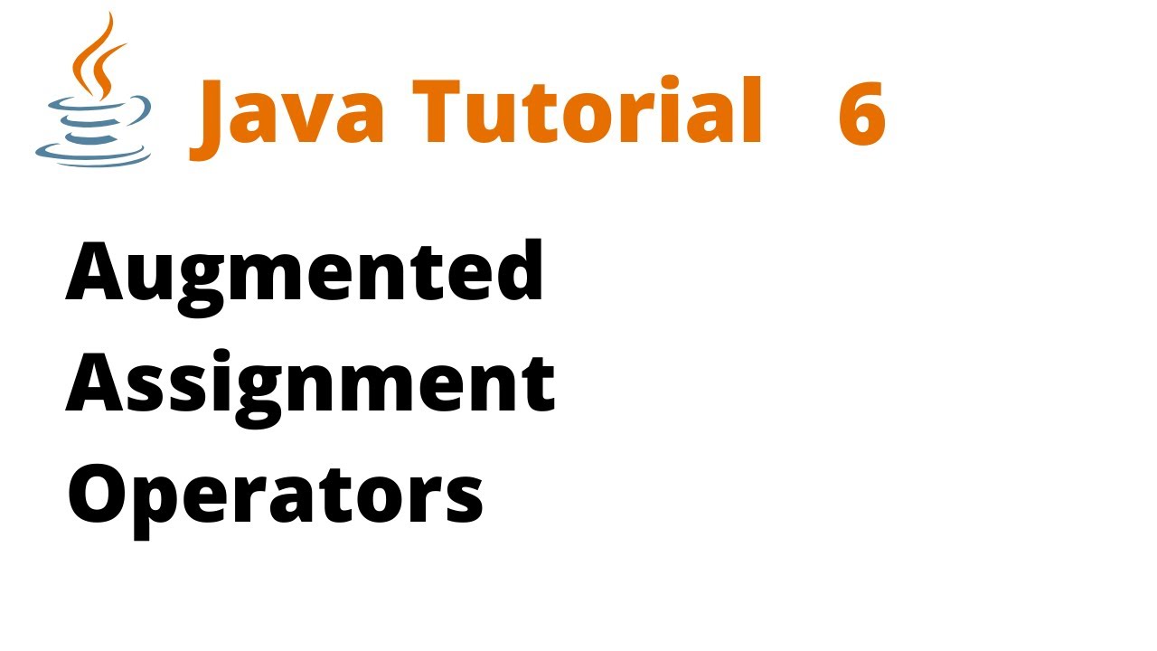 augmented assignment operator in java