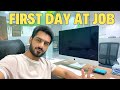 My first day at job 