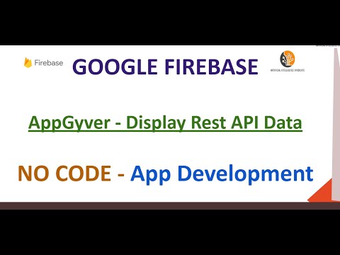 Google Firebase - Display Rest API Data in AppGyver - #DIY-7