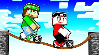 MINECRAFT PARKOUR MA SIAMO SU DELLE BICI!