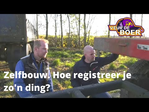 Een zelfgebouwde kar, hoe moet die bij de RDW worden geregistreerd? - Veur de boer