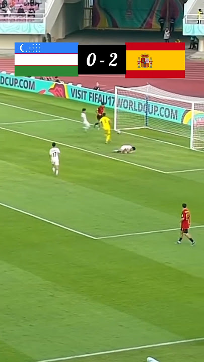 Uzbekistan🇺🇿 vs Spain🇪🇦 | U-17 World Cup 2023 | Super game 😱 | #football #uzbekistan #spain #shorts