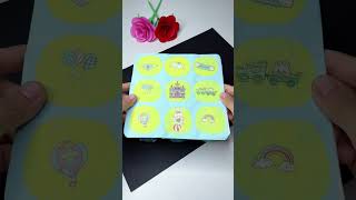 Yogurt box handmade DIY. Wash the finished yogurt box and make surprise poking fun for the children