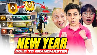 New Year New Season🥳Top 1 Grandmaster In 12 Hours🔥Full Highlights!!