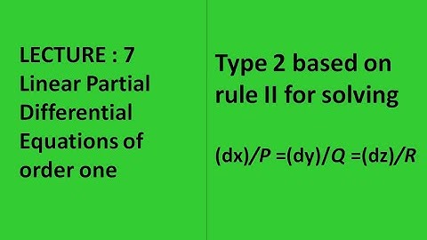 Lecture 7 || Type 2 for solving P.D.E || Partial Differential Equations