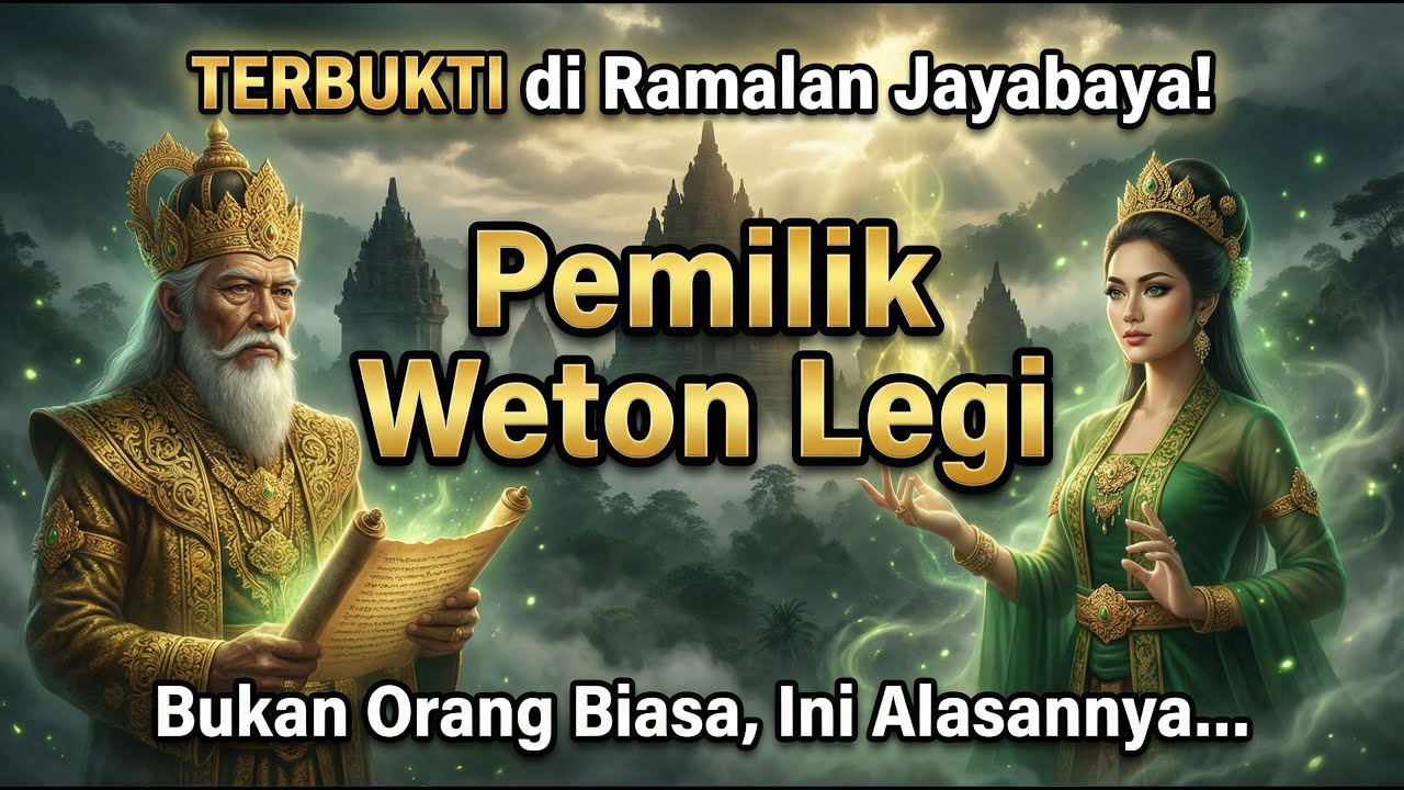 MENGEJUTKAN ❗ RAMALAN JAYABAYA TENTANG WETON LEGI❗BUKAN ORANG BIASA KATA NASKAH LAMA