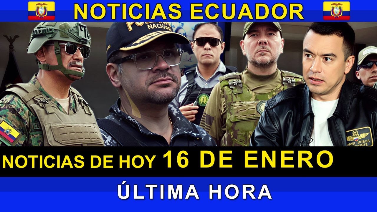 NOTICIAS ECUADOR: HOY 15 DE ENERO 2026 ÚLTIMA HORA 