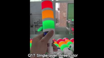 Led Signal Alarm Machine Tool Warning Light 12V 24V Cnc Lathe Single Layer 3 Color Indicator Light