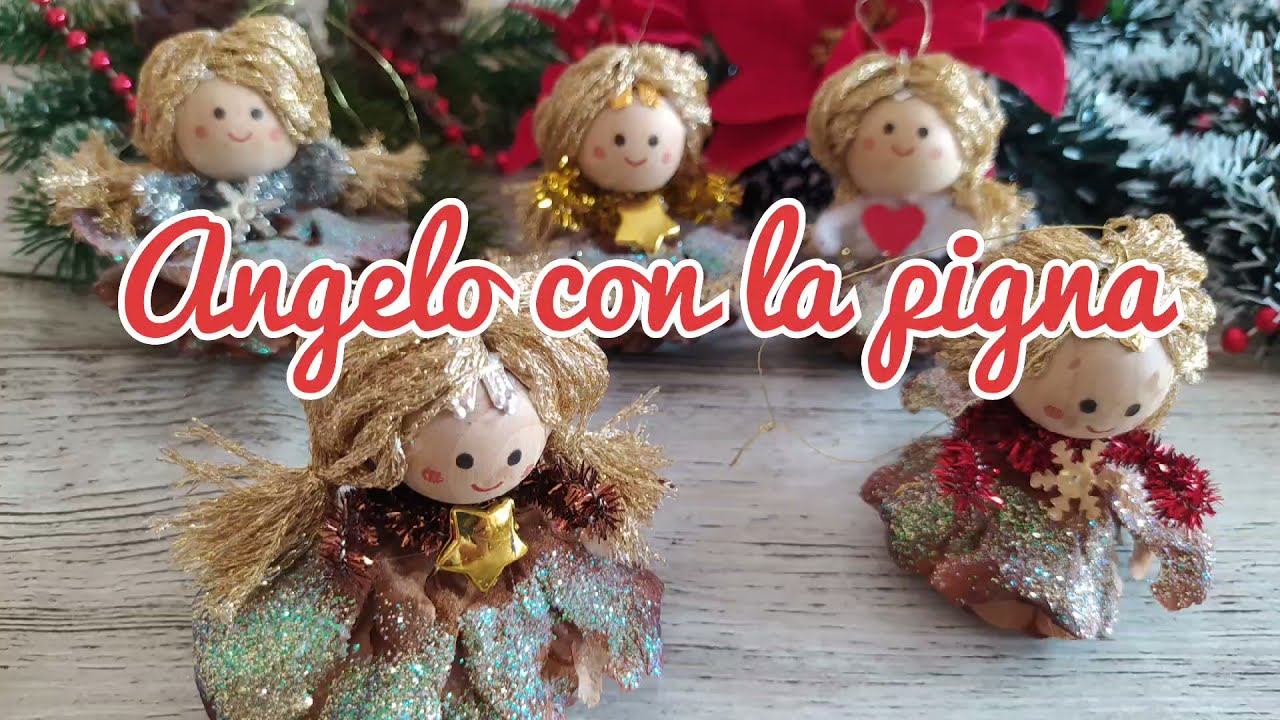 Decorazioni Natale Bamboline Fai Da Te Con Tulle Angelo Con La
