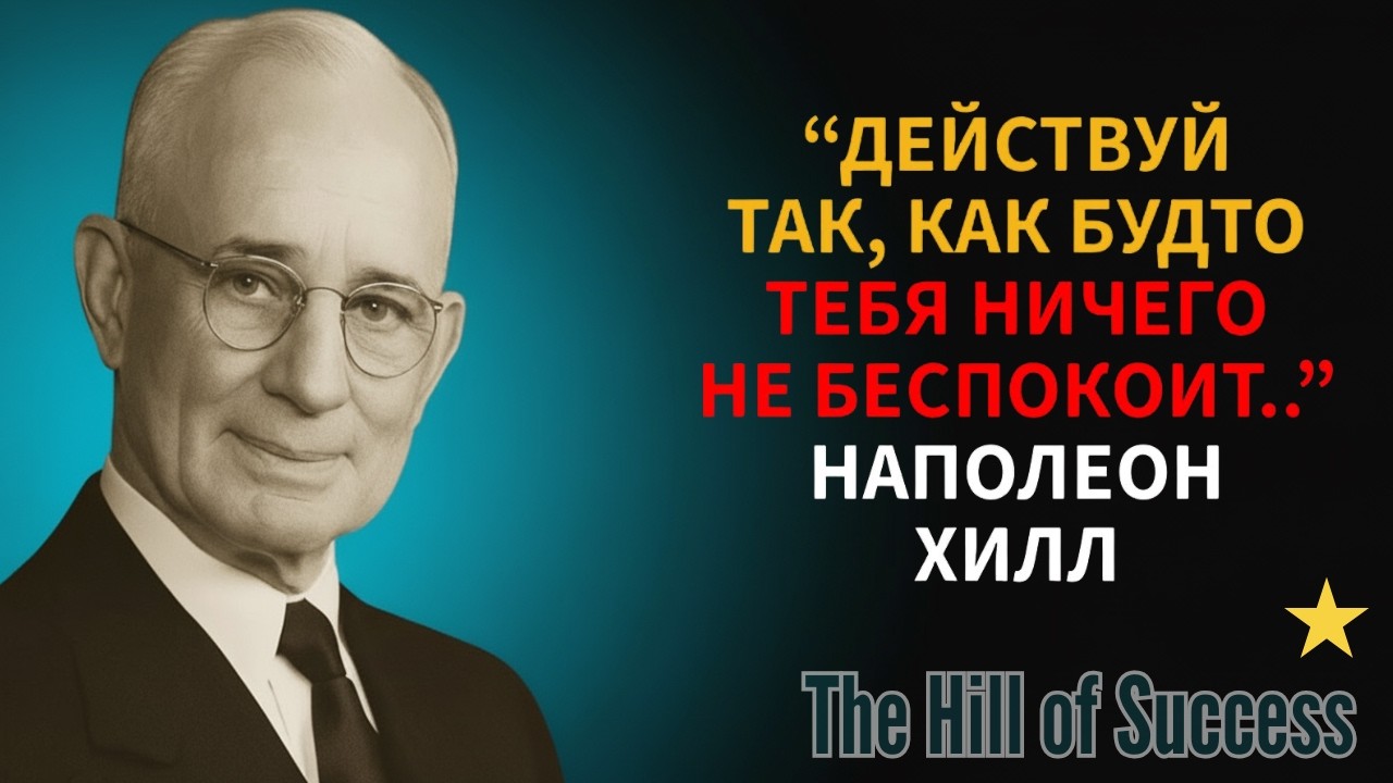 Действуйте так, будто на вас НИЧТО НЕ ВЛИЯЕТ | Мотивация и Сила Разума – Наполеон Хилл