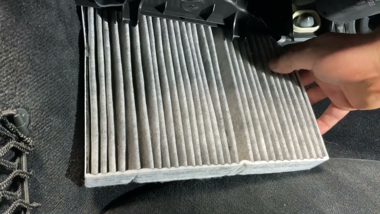 Mercedes GLE 167 Innenraumfilter Pollenfilter wechseln erneuern Bj 2020  cabin filter renew 