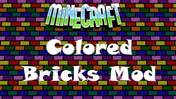 Minecraft Mod Review - Colored Bricks