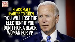 Black Male Leaders To Biden: \\