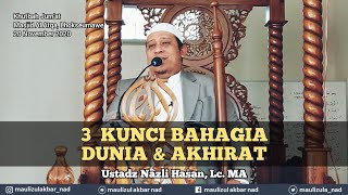3 Kunci Bahagia Dunia Akhirat - Khutbah Jumat Ustadz Nazli Hasan, Lc. MA