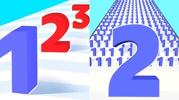 Number Master VS Number Run 3D Max All Levels Gameplay Android,iOS NEW UPDATE