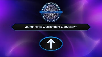 WWTBAM HTML5 - Jump the Question (Concept)