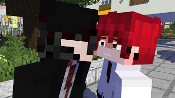 minecraft animation boy love: My feeling for you - The first day of school part 2