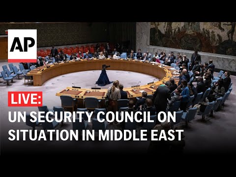 LIVE: UN Security Council discusses situation in Middle East