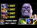 Infinity Stones Thanos Mid 1 Finger K.O All Meta Heroes Even Aeon Can&#39;t Help Fun Top Rank Dota 2