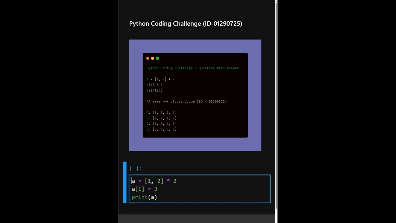Python Coding Challenge ID 01290725