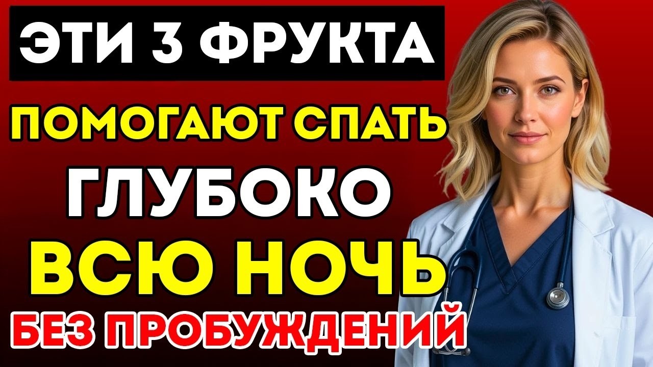 3 фрукта, которые помогут тебе спать всю ночь крепко, не просыпаясь, и проснуться обновлённым