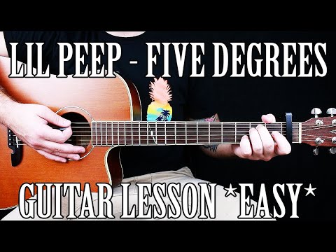 how-to-play-"five-degrees"-by-lil-peep-on-guitar-for-beginners-*tab*